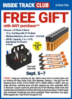 Harbor Freight FREE Coupon THUNDERBOLT MAGNUM ALKALINE BATTERIES Lot No. 61271/92404/61270/61272/92406/61279/92408 Expired: 9/7/25 - FWP