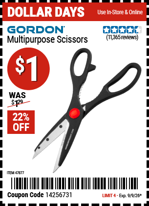 www.hfqpdb.com - GORDON MULTIPURPOSE SCISSORS Lot No. 47877/60274/63520