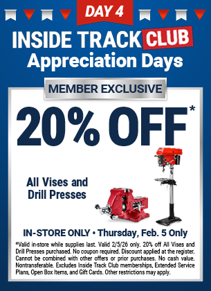 Harbor Freight 20 percent off coupon