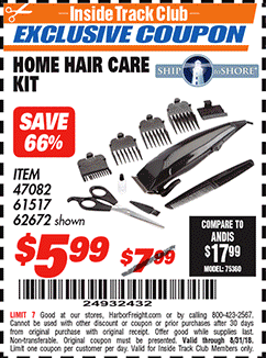 harbor freight hair clippers review