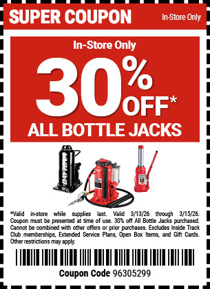 Harbor Freight 30 percent off coupon