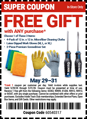 Harbor Freight 0 percent off coupon