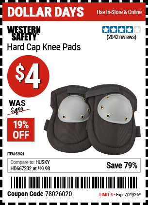 www.hfqpdb.com - WESTERN SAFETY HARD CAP KNEE PADS Lot No. 62821