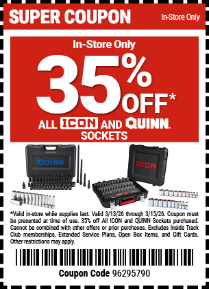 Harbor Freight 35 percent off coupon