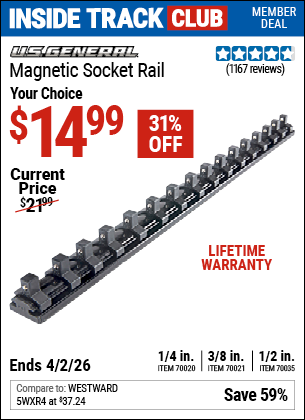 www.hfqpdb.com - U.S. GENERAL MAGNETIC SOCKET RAIL Lot No. 70020/70021/70035