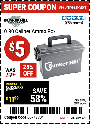 Ammo Boxes - Harbor Freight Tools