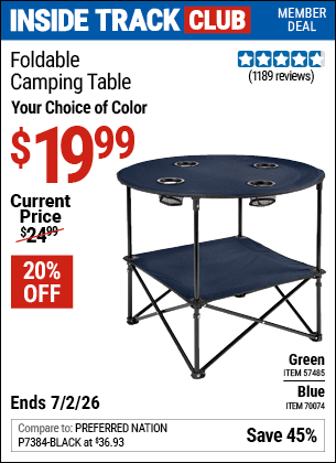 www.hfqpdb.com - FOLDABLE CAMPING TABLE Lot No. 57485