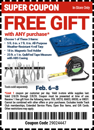 Harbor Freight 0 percent off coupon