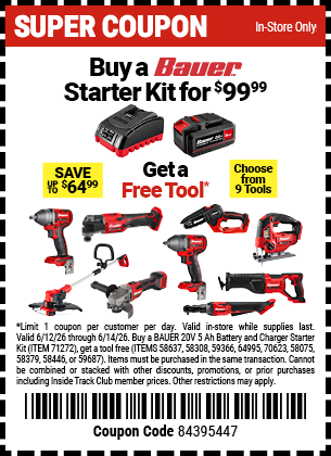Harbor Freight 0 percent off coupon