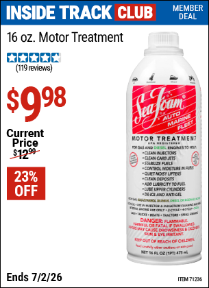 www.hfqpdb.com - SEA FOAM 16 OZ. MOTOR TREATMENT Lot No. 71236