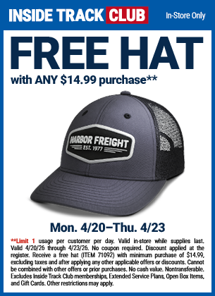 Harbor Freight 0 percent off coupon