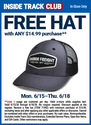 Harbor Freight 0 percent off coupon