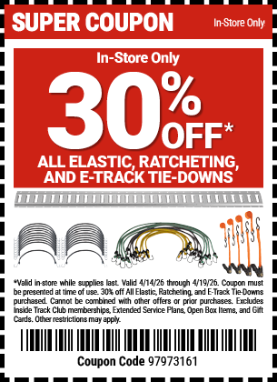 Harbor Freight 30 percent off coupon