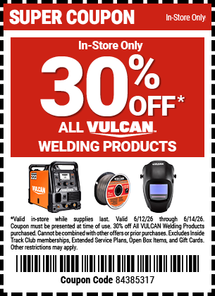 Harbor Freight 30 percent off coupon