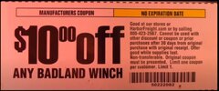 Harbor Freight Coupon 10 percent off coupon expires: 11/25/88