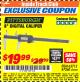 Harbor Freight ITC Coupon 8" DIGITAL CALIPER Lot No. 47260 Expired: 3/31/18 - $19.99