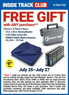Harbor Freight FREE Coupon FRANKLIN 72 IN. X 80 IN. MOVING BLANKET Lot No. 58324 Expired: 7/27/25 - FWP