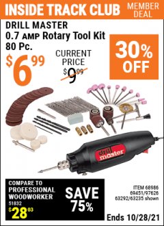 0.7 Amp Rotary Tool Kit, 80-Piece