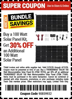 Harbor Freight Coupon 30 percent off coupon expires: 4/13/26